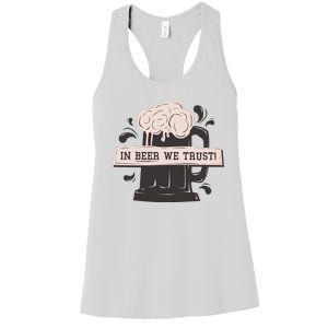 In Beer We Trust Women's Racerback Tank