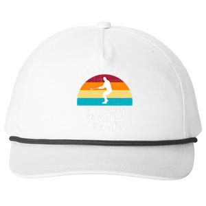 Introverted But Willing To Discuss Fling Golf Retro Fling Golf Funny Fling Golf Snapback Five-Panel Rope Hat