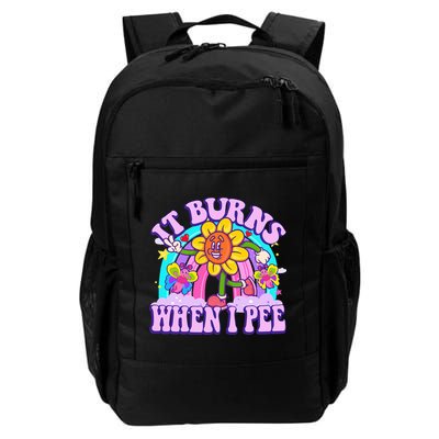 It Burns When I Pee Funny Sarcastic Ironic Inappropriate Daily Commute Backpack