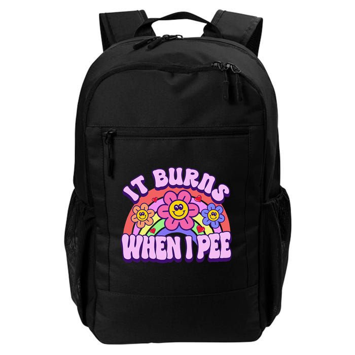 It Burns When I Pee Funny Ironic Inappropriate Daily Commute Backpack