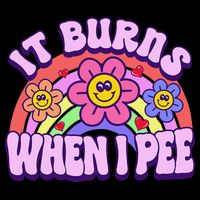 It Burns When I Pee Funny Ironic Inappropriate Daily Commute Backpack