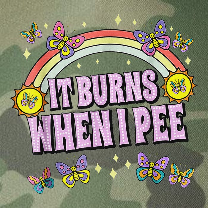 It Burns When I Pee Legacy Tie Dye Trucker Hat