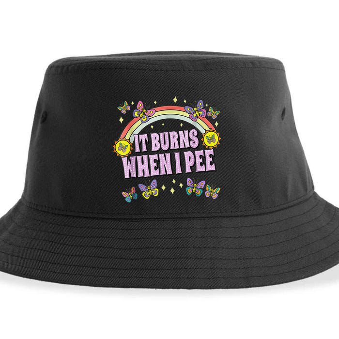 It Burns When I Pee Sustainable Bucket Hat