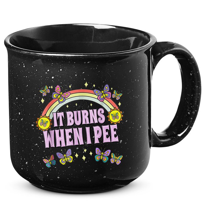 It Burns When I Pee 15oz Campfire Ceramic Mug