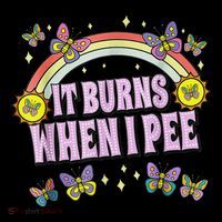 It Burns When I Pee Flatbill Hat