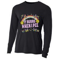 It Burns When I Pee Cooling Performance Long Sleeve Crew