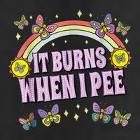 It Burns When I Pee Microfiber Hand Towel