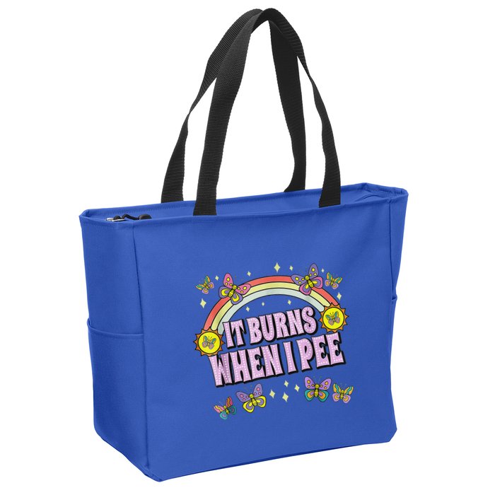 It Burns When I Pee Zip Tote Bag