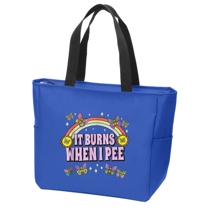 It Burns When I Pee Zip Tote Bag