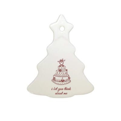 I Bet You Think About Me Baby Ceramic Tree Ornament