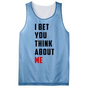 I Bet You Think About Me Mesh Reversible Basketball Jersey Tank