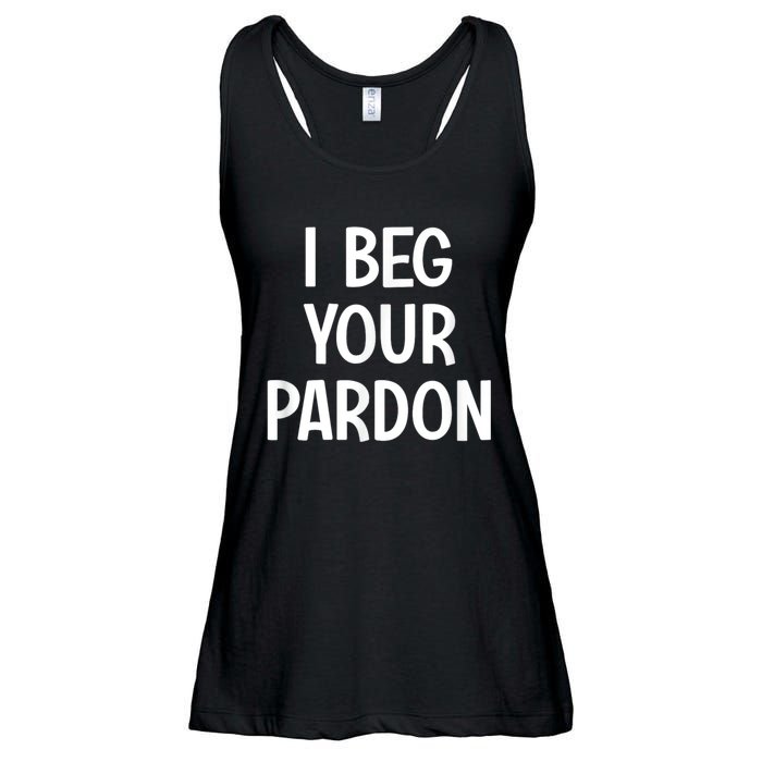 I Beg Your Parton Ladies Essential Flowy Tank