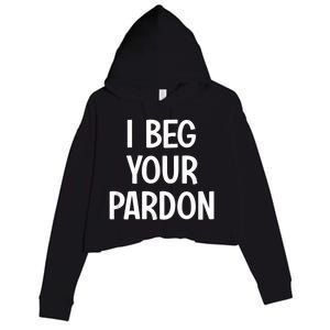 I Beg Your Parton Crop Fleece Hoodie