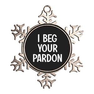 I Beg Your Parton Metallic Star Ornament