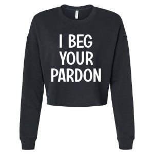 I Beg Your Parton Cropped Pullover Crew