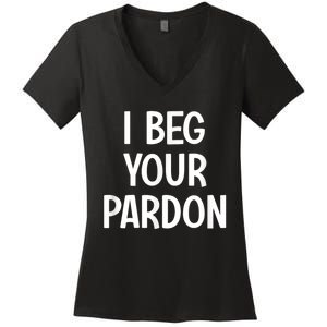 I Beg Your Parton Women's V-Neck T-Shirt