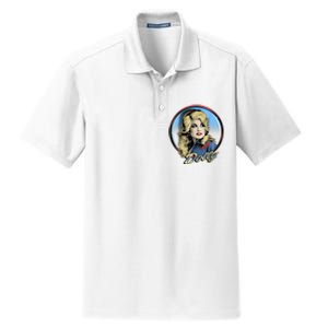 I Beg Your Parton Dry Zone Grid Polo