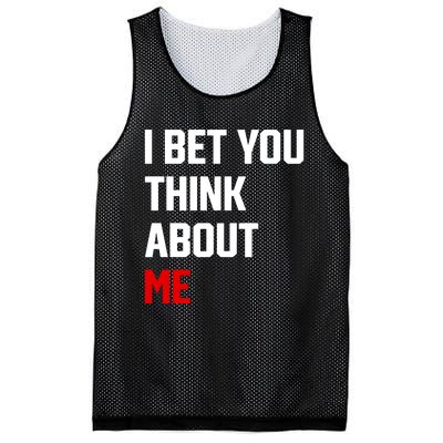 I Bet You Think About Me Mesh Reversible Basketball Jersey Tank