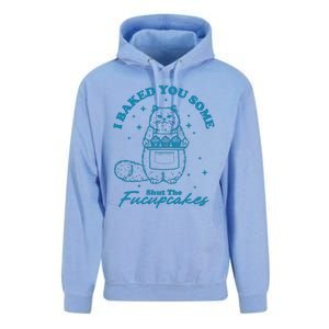 I Baked You Some Shut The Fucupcakes Unisex Surf Hoodie