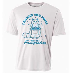 I Baked You Some Shut The Fucupcakes Cooling Performance Crew T-Shirt