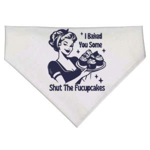 I Baked You Some Shut The Fucupcakes USA-Made Doggie Bandana