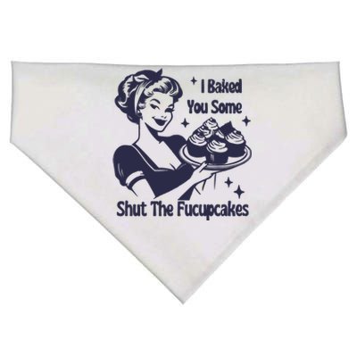 I Baked You Some Shut The Fucupcakes USA-Made Doggie Bandana