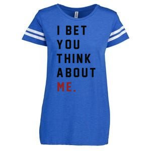 I Bet You Think About Me Retro Taylor I Knew U Were Trouble Enza Ladies Jersey Football T-Shirt