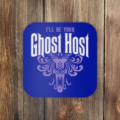 Ill Be Your Ghost Host Haunted Halloween Party Coaster