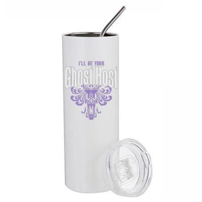 Ill Be Your Ghost Host Haunted Halloween Party Stainless Steel Tumbler