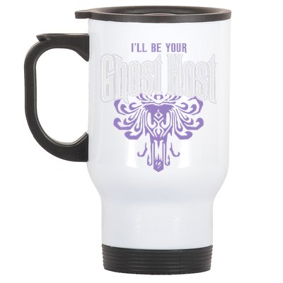 Ill Be Your Ghost Host Haunted Halloween Party Stainless Steel Travel Mug