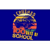 I Crushed 100 Days Of School Truck Gift Bumper Sticker