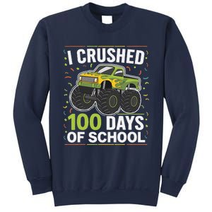 I Crushed 100 Days Of School Celebration For Students Sweatshirt