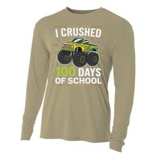 I Crushed 100 Days Of School Celebration For Students Cooling Performance Long Sleeve Crew