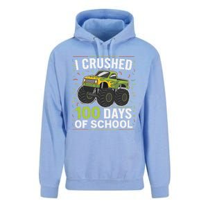 I Crushed 100 Days Of School Celebration For Students Unisex Surf Hoodie