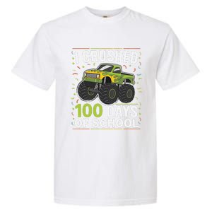 I Crushed 100 Days Of School Celebration For Students Garment-Dyed Heavyweight T-Shirt