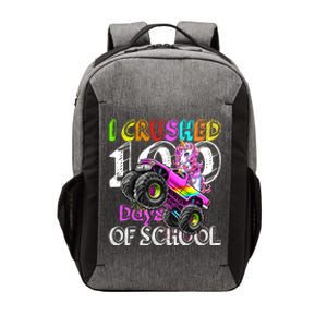 I Crushed 100 Days Of School Unicorn Monster Truck Funny Gift Vector Backpack