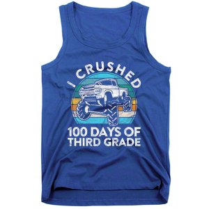 I Crushed 100 Days Of Third Grade Gift Fun 3rd Class School Cool Gift Tank Top