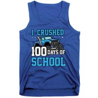 I Crushed 100 Days Of School Monster Truck Gift Tank Top