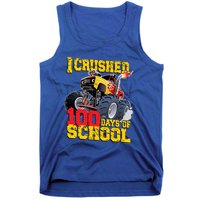 I Crushed 100 Days Of School Monster Truck Video Game Gift Tank Top