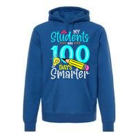 I Crushed 100 Days Of School Monster Truck Cute Gift Funny Gift Premium Hoodie