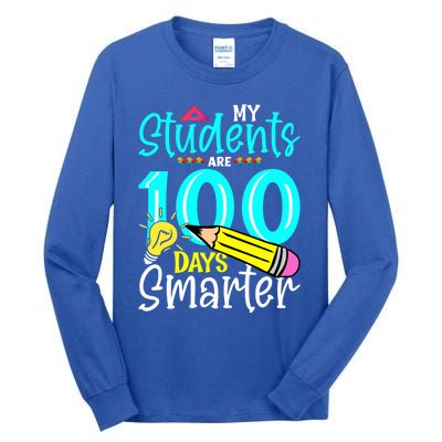 I Crushed 100 Days Of School Monster Truck Cute Gift Funny Gift Tall Long Sleeve T-Shirt