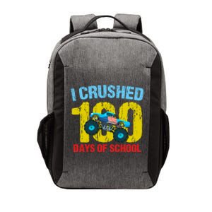 I Crushed 100 Days Of School Monster Truck Teacher Gift Vector Backpack