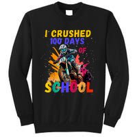 I Crushed 100 Days Of School Dirt Bike Sweatshirt