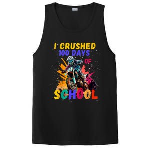 I Crushed 100 Days Of School Dirt Bike PosiCharge Competitor Tank