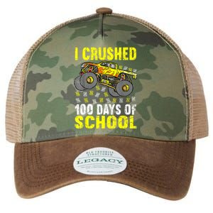 I Crushed 100 Days Of School Monster Truck Legacy Tie Dye Trucker Hat