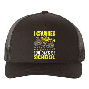 I Crushed 100 Days Of School Monster Truck Yupoong Adult 5-Panel Trucker Hat