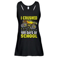 I Crushed 100 Days Of School Monster Truck Ladies Essential Flowy Tank