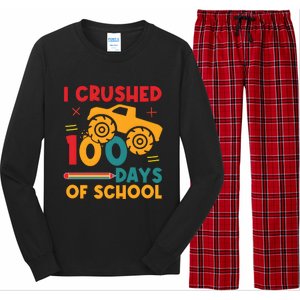 I Crushed 100 Days Of School Long Sleeve Pajama Set