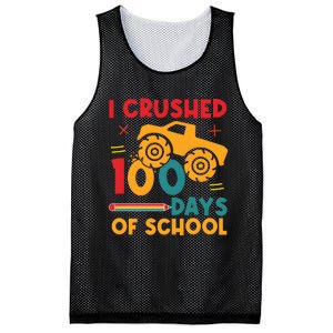 I Crushed 100 Days Of School Mesh Reversible Basketball Jersey Tank