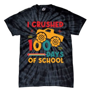 I Crushed 100 Days Of School Tie-Dye T-Shirt